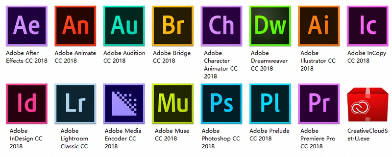 Adobe CC 2018 官方版安装包+赢政天下Adobe CC 2018.1 大师版