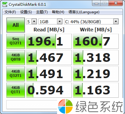 磁盘测试工具 CrystalDiskMark v6.0.2绿色版